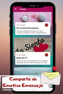 Cartas de Amor para Enamorar android App screenshot 9